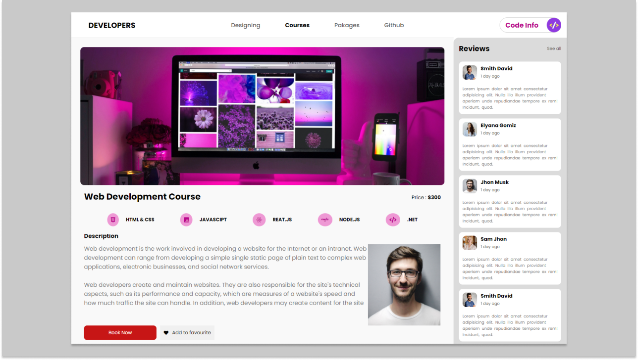 How to create online website for business with HTML and CSS
