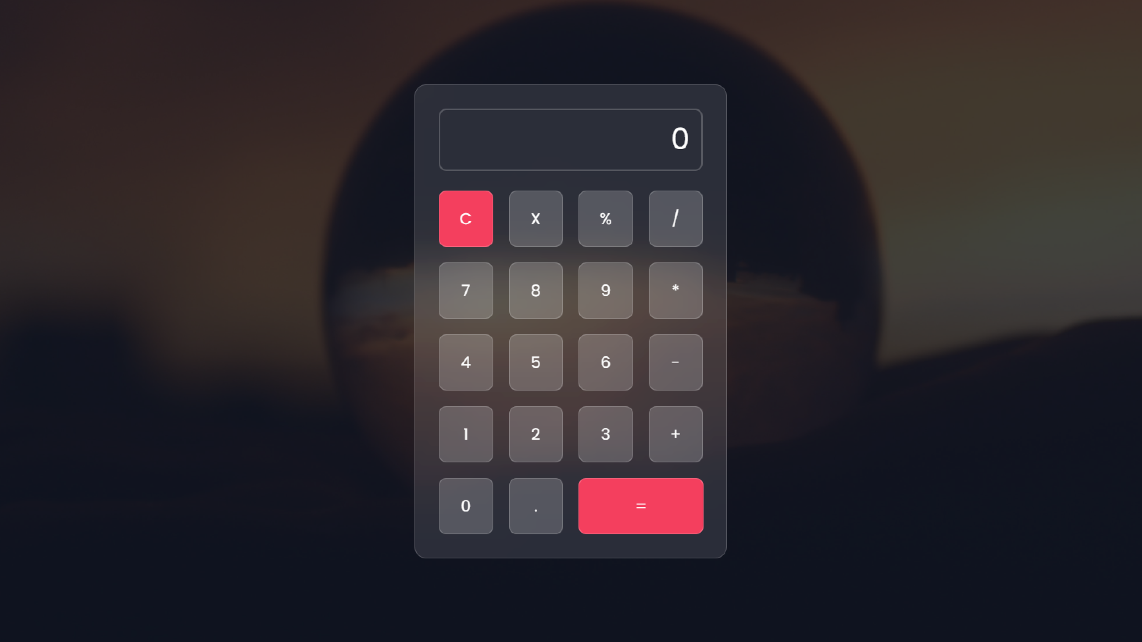 Tailwind CSS Calculator with JavaScript