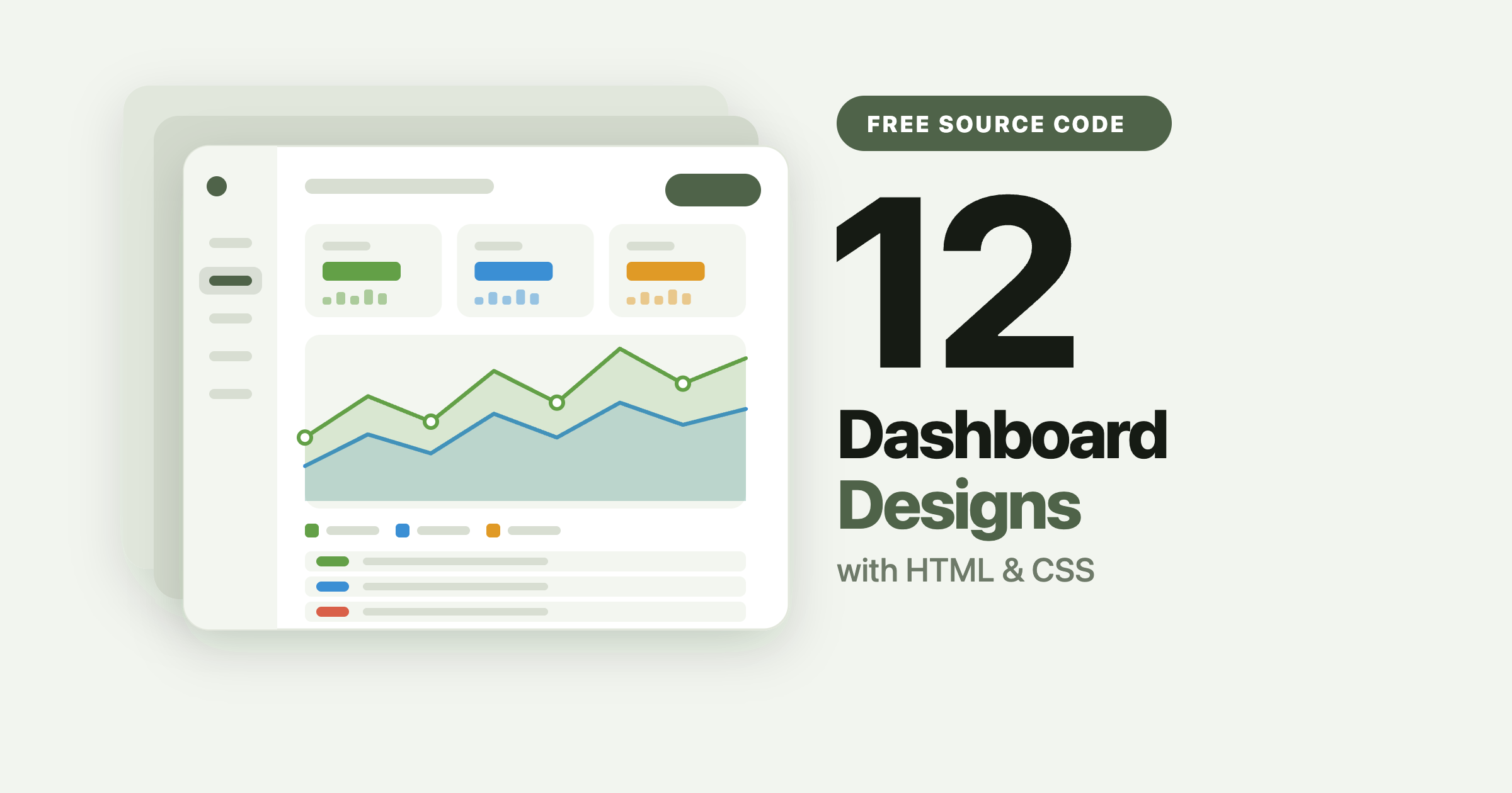 Best 12 Dashboard Designs with HTML and CSS